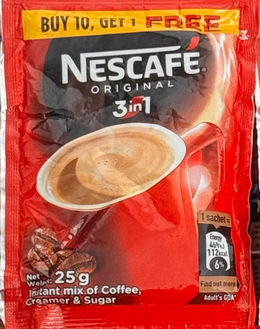 Nescafé 3 In 1 Instant coffee