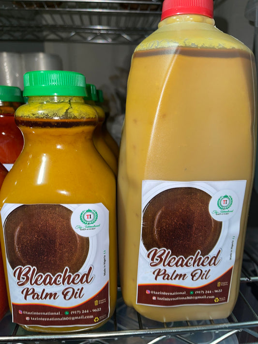 Bleached palm oil